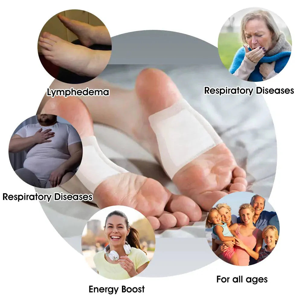 🎉Bee Venom Lymphatic Drainage & Slimming Foot Patches 🌿👣 (10 Patches)😍